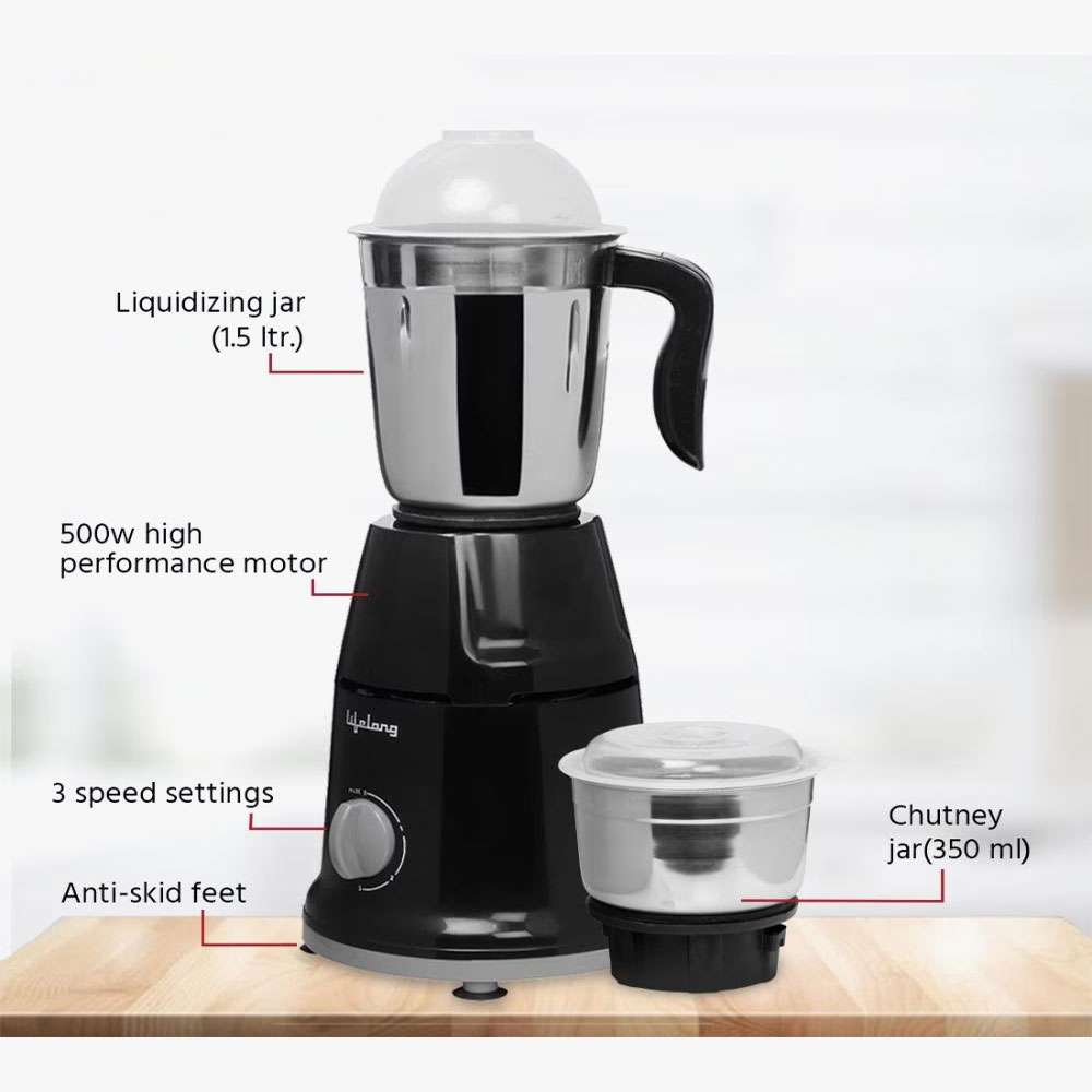 Lifelong 500W Mixer Grinder