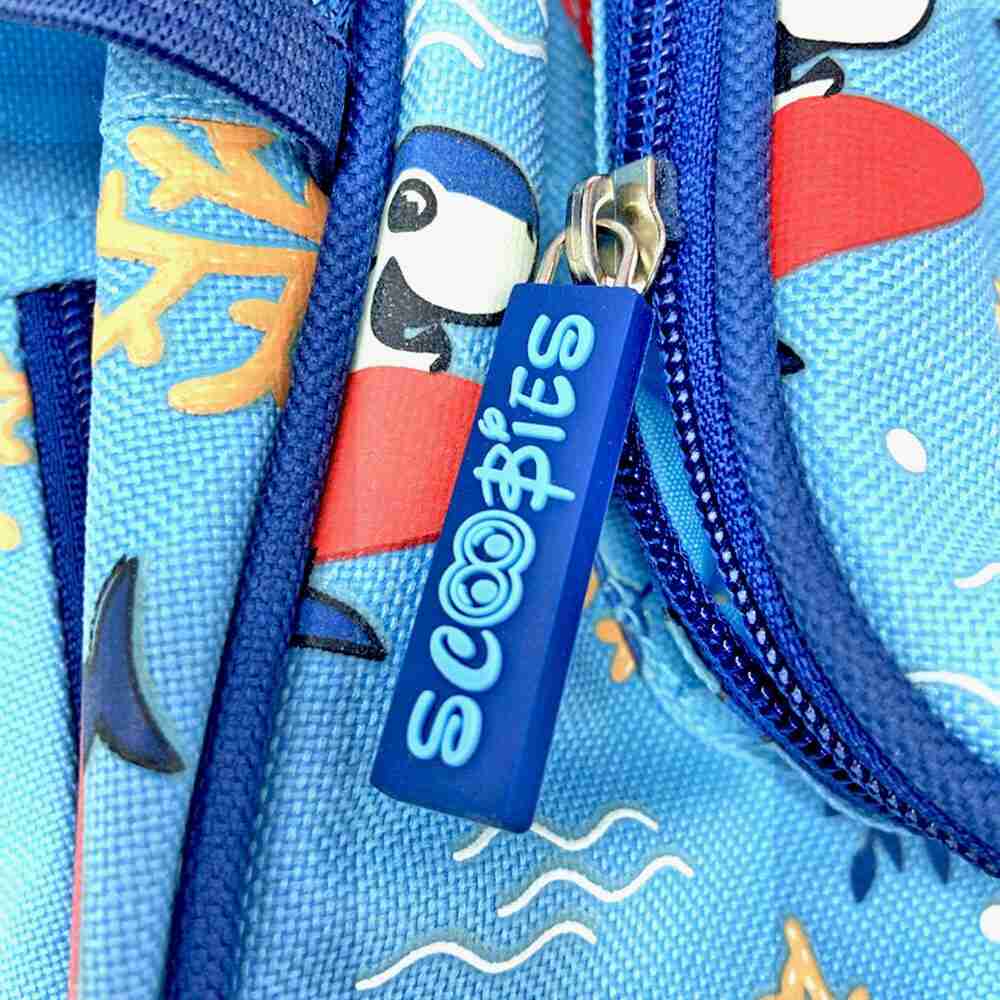 Scoobies Shark Print Kids Backpack